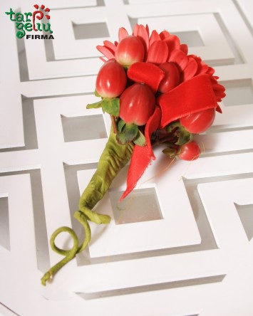 Butonjerė su gerbera