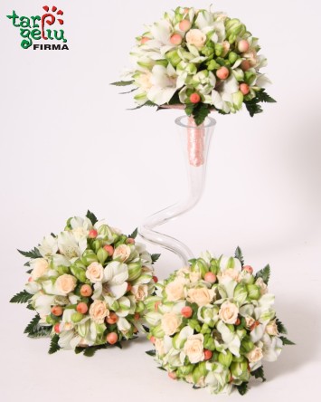 Jaunatviška pamergės puokštė