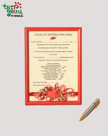 Idealios moters diplomas