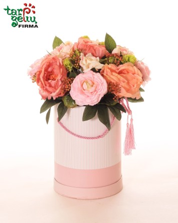 Dirbtinų gėlių dėžutė ROŽYNAS