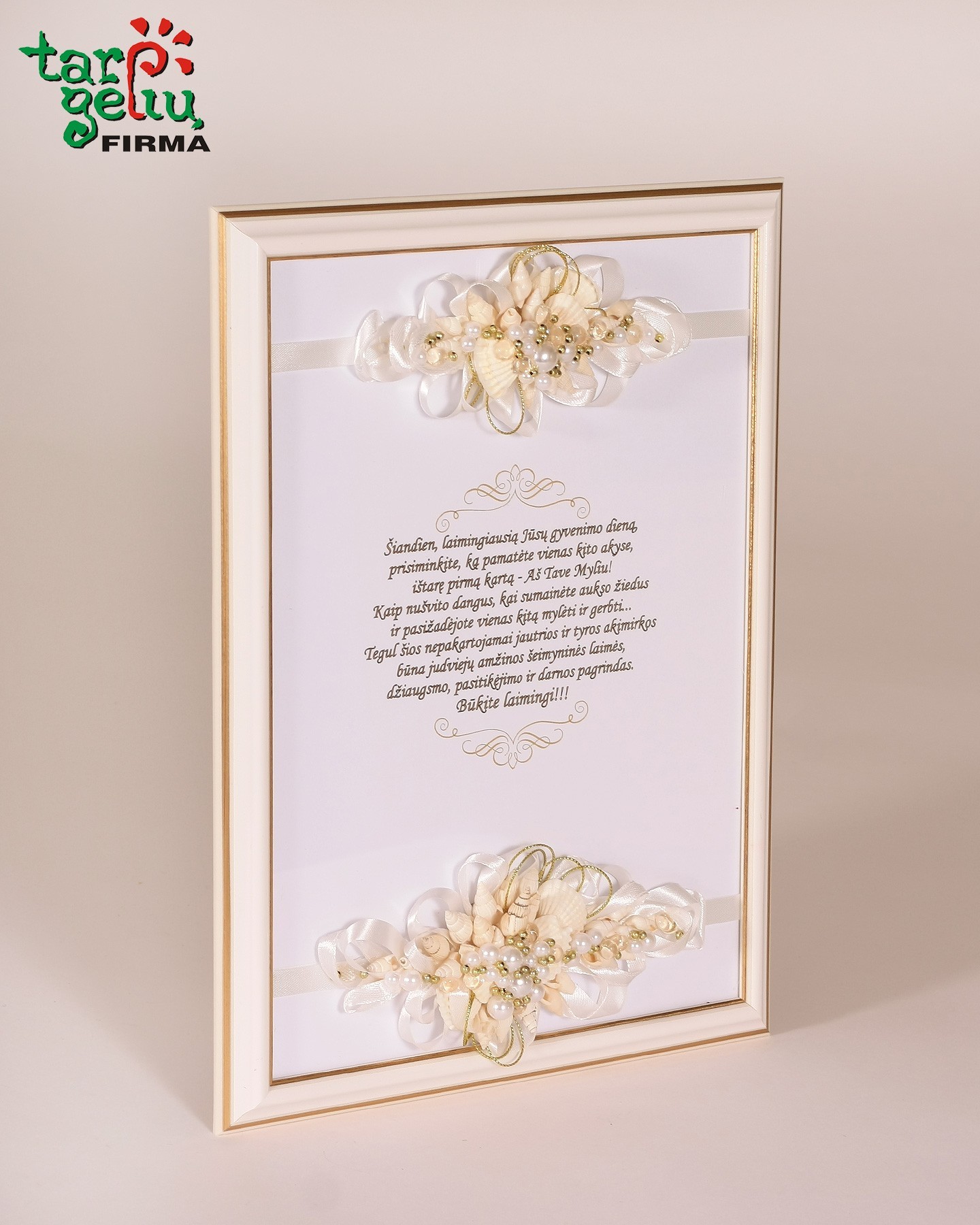 Sveikinimas vestuvių proga + vokelis 