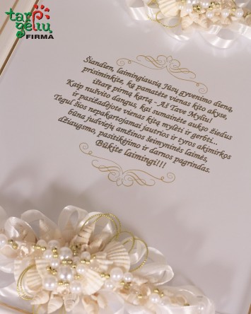 Sveikinimas vestuvių proga + vokelis 