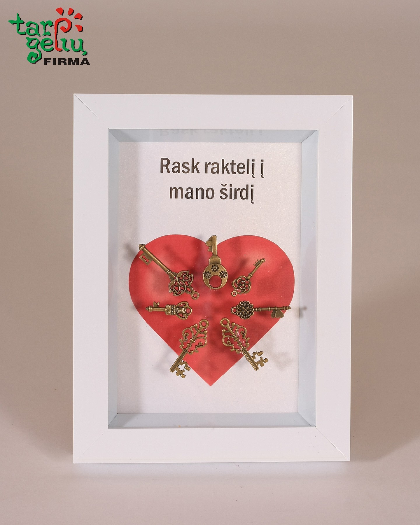 Rask raktelį į mano širdį
