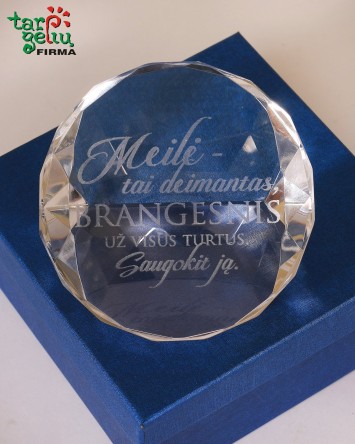 "Meilė - tai deimantas"