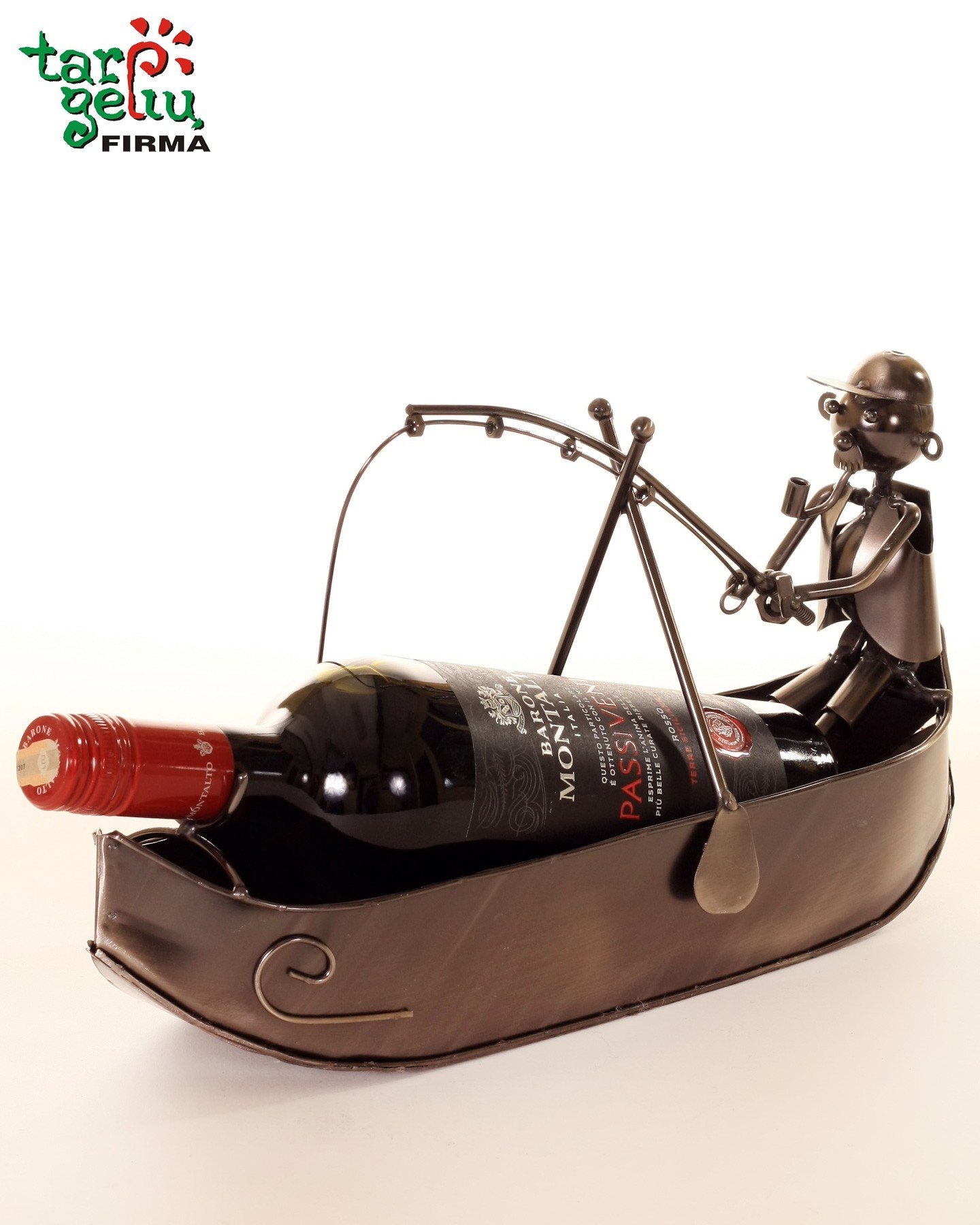 Stovas buteliui "Žvejys valtyje"