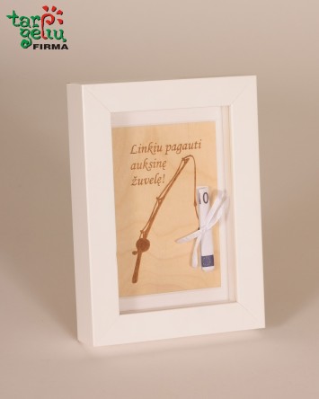 Rėmelis pinigams "Linkiu...