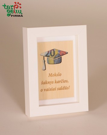 Rėmelis pinigams "Mokslo...