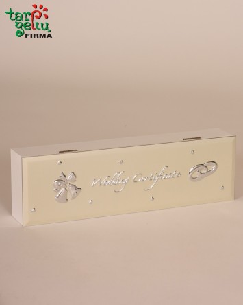 Rėmelis+vestuvių sertifikato dėklas