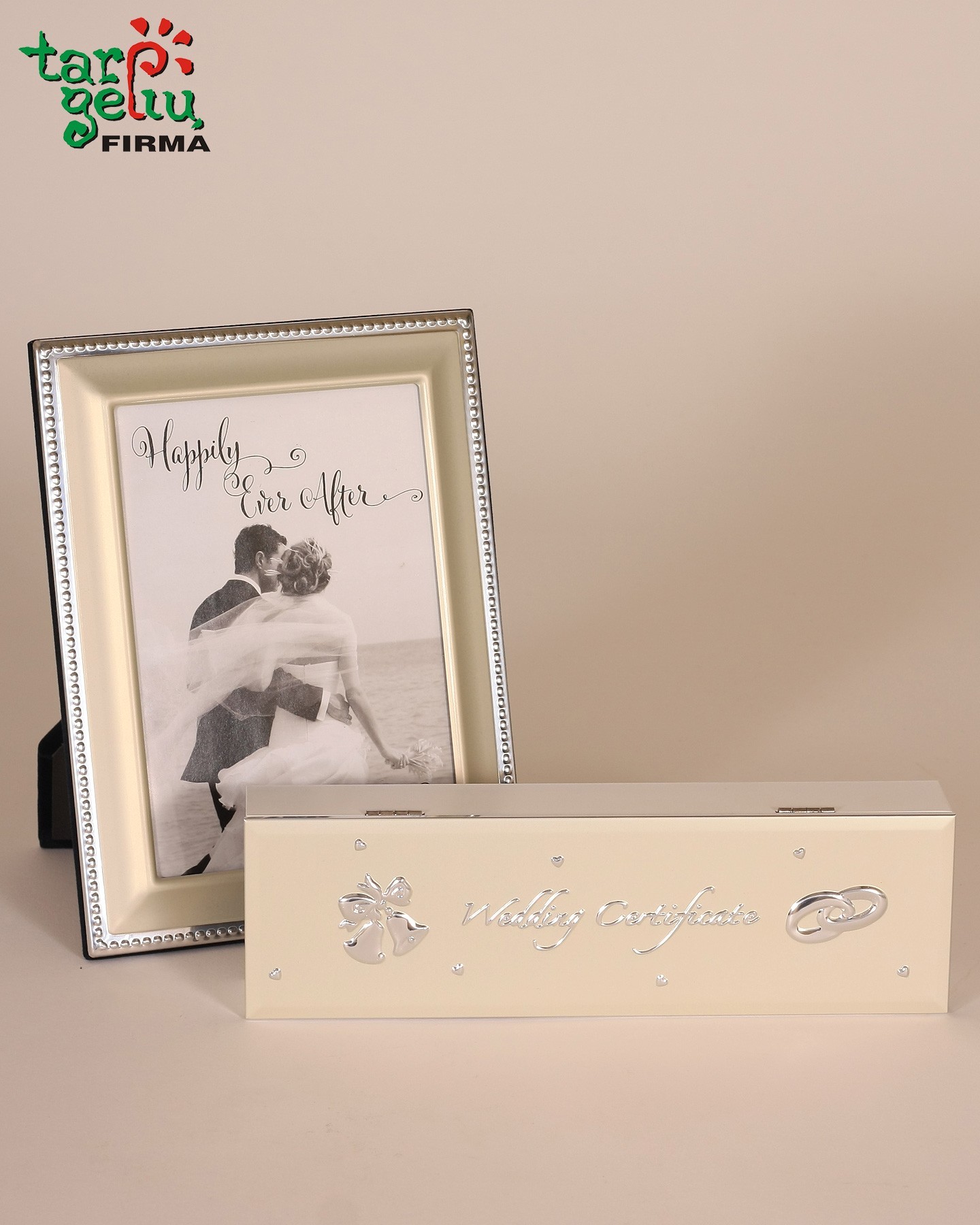 Rėmelis+vestuvių sertifikato dėklas