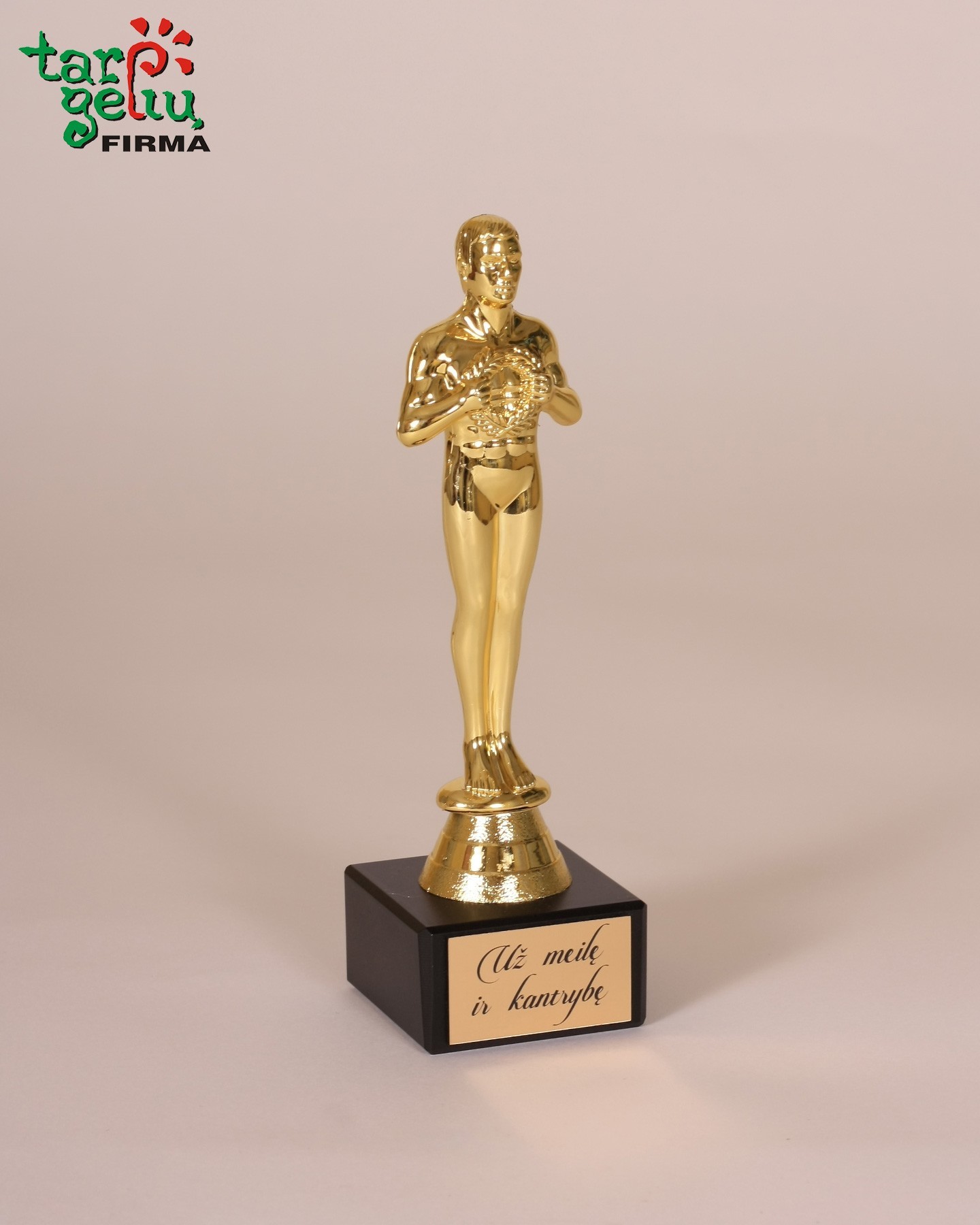 Oskaro statulėlė "Už meilę ir kantrybę" 