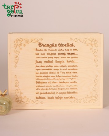 Padėka-dovana tėvams