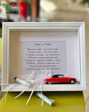 Pinigų rėmelis ir...